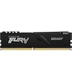 Kingston FURY DDR4 3200MHz 16GB ×4=64GB Kingston Fury Beast DDR4 16GB 3200MHz RAM, Desktop Performance
